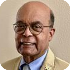 Senior man smiling in formal attire
